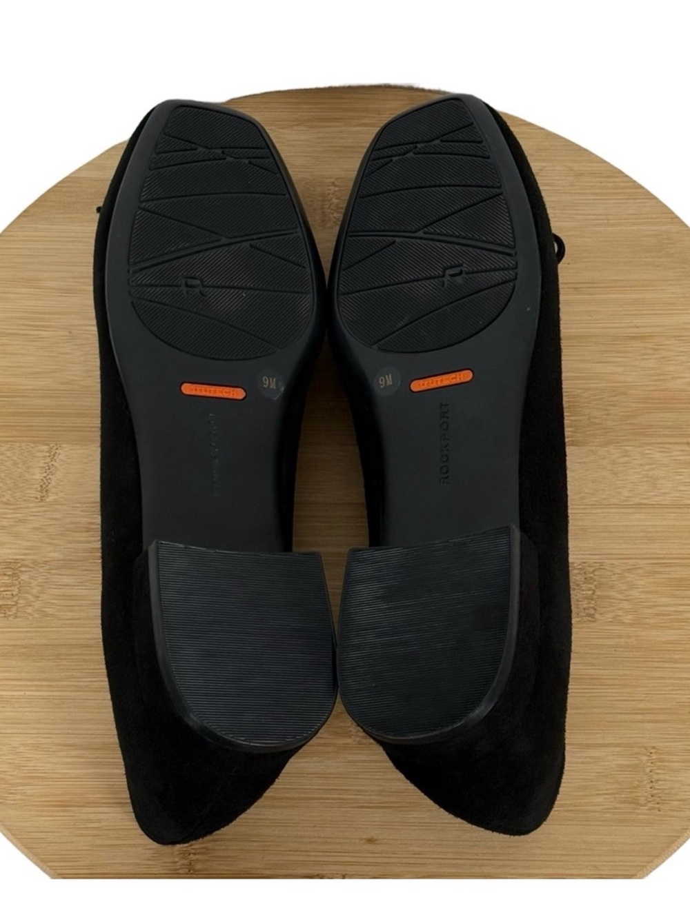 Rockport Sadie Black Suede Low Heel Flats 9M - Picture 5 of 8